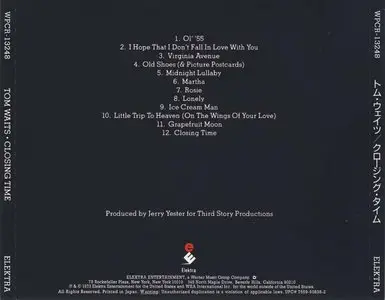 Tom Waits - Closing Time (1973) [2008, Japan SHM-CD, WPCR-13248] Reuploaded
