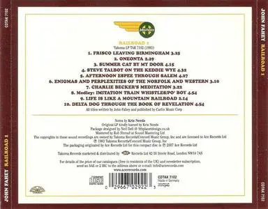 John Fahey - Railroad (1983) {Takoma ‎CDTAK7102 rel 2007}