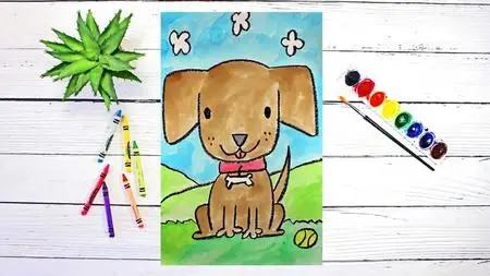 Drawing & Painting Cute Cartoon Animals for Beginners