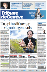 Tribune de Genève du Mardi 2 Mai 2017