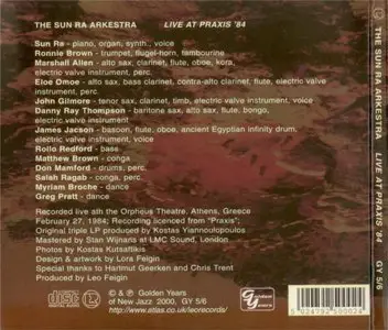 the sun ra arkestra - live at praxis '84 (2000)