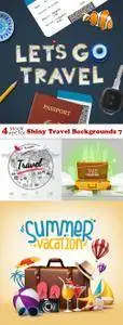 Vectors - Shiny Travel Backgrounds 7