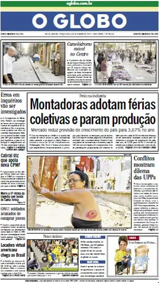 Jornal O Globo - 6 de setembro de 2011