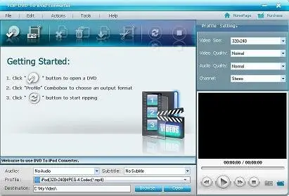 Top Software Online DVD to 3GP,AVI,iPod,WMV,MPEG,iPhone,FLV,PSP Suite v3.5.7