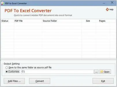 Adept PDF to Excel Converter 3.70