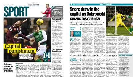 The Herald Sport (Scotland) – February 02, 2022