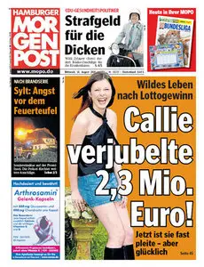 Hamburger Morgenpost vom 18 August 2010
