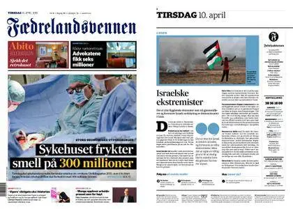 Fædrelandsvennen – 10. april 2018