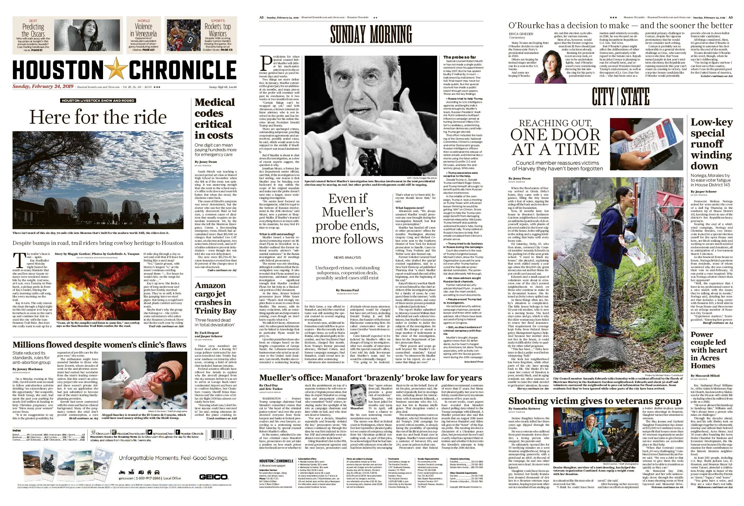 Houston Chronicle – February 24, 2019