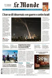 Le Monde du Dimanche 15 et Lundi 16 Juin 2025