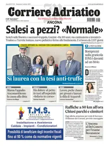 Corriere Adriatico Ancona - 5 Ottobre 2025
