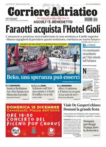 Corriere Adriatico Ascoli - 14 Dicembre 2024