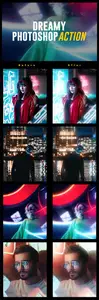 Night Portrait Filters - Dreamy Action for Photoshop