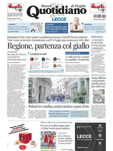 Quotidiano di Puglia Lecce - 26 Ottobre 2025