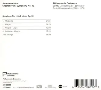 Santtu-Matias Rouvali, Philharmonia Orchestra - Dmitri Shostakovich: Symphony No. 10 (2024)