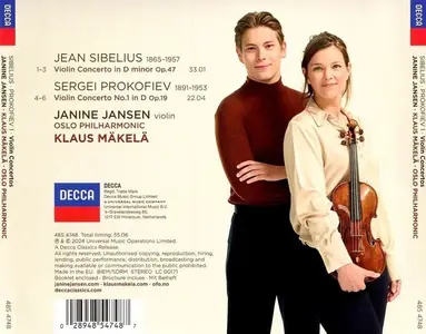 Janine Jansen, Klaus Mäkelä, Oslo Philharmonic - Sibelius, Prokofiev: Violin Concertos (2024)