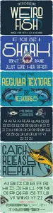 Weird Fish Vintage Label Font RFNNH4X