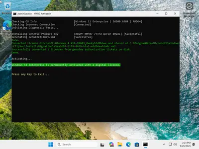 Windows 11 Enterprise 25H2 Build 26200.6584 (No TPM Required) Preactivated