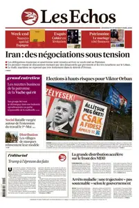 Les Echos du Vendredi 10 et Samedi 11 Avril 2026