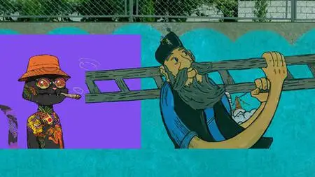 Animating the graffiti, paintings and NFTs