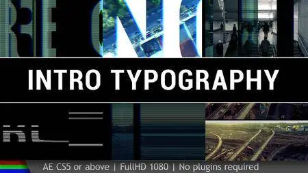 Intro Typography - Project for After Effects (VideoHive)