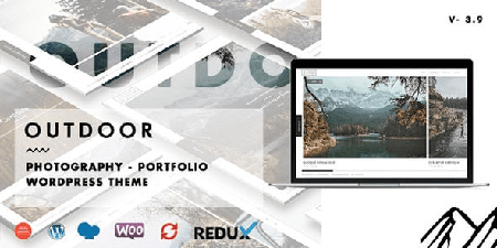 ThemeForest - Outdoor v3.9.7 - Creative Photography   Portfolio WordPress Theme