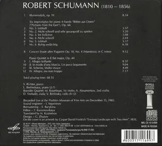 Sviatoslav Richter - Schumann: Six Impromptus for Piano 4 hands, Piano Quintet (2010)