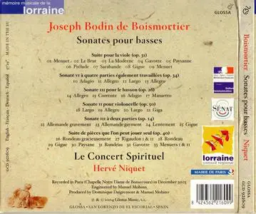 Le Concert Spirituel, Hervé Niquet - Boismortier: Sonates pour basses (2004)