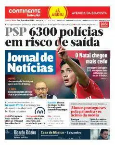 Jornal de Notícias - 7 de dezembro de 2016