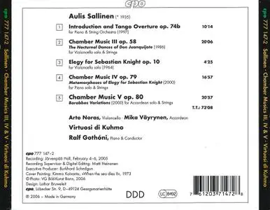 Ralf Gothóni, Virtuosi di Kuhmo - Sallinen: Chamber Musics III, IV, V (2006)