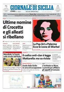 Giornale di Sicilia Sicilia Orientale - 18 Ottobre 2017