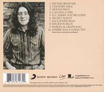 Rory Gallagher - Calling Card (1976)