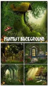 Stock Photo - Fantasy Backgrounds Collection