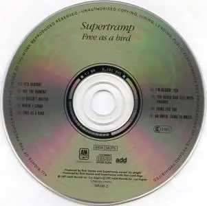 Supertramp - Free as a Bird (1987)