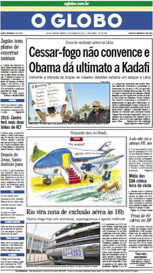 Jornal O Globo - 19 de março de 2011