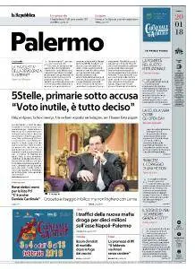 la Repubblica Palermo - 20 Gennaio 2018