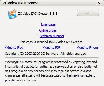 ZC Video DVD Creator v6.5.5