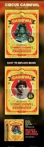 Retro Circus Carnival Flyer 15075900