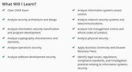 Udemy - Certified Information Systems Security Professional - CISSP