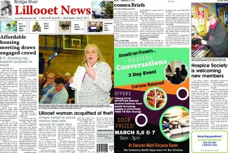 Bridge River Lillooet News – February 27, 2019