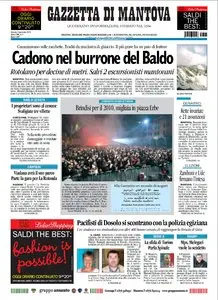 LA GAZZETTA DI MANTOVA DEL 02 GENNAIO 2010