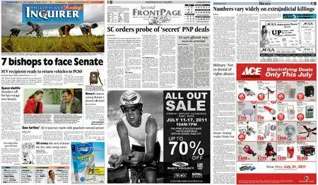Philippine Daily Inquirer – July 10, 2011
