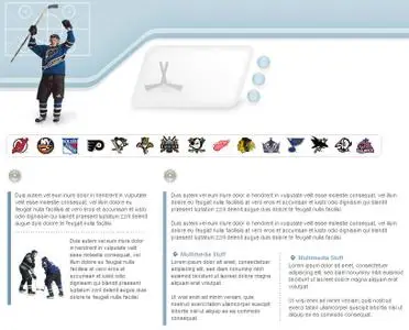 Full HTML Template (html + psd) - NHL 