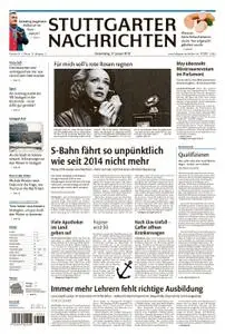 Stuttgarter Nachrichten Stadtausgabe (Lokalteil Stuttgart Innenstadt) - 17. Januar 2019