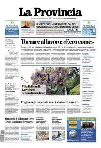 La Provincia di Como - 22 Aprile 2020