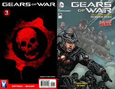 Gears of War #1-24 + Sourcebook (2008-2012) Complete