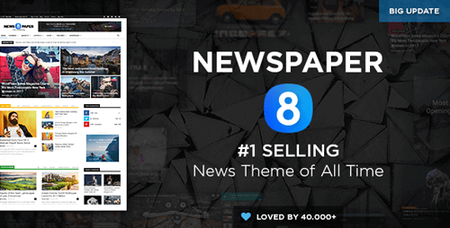 ThemeForest - Newspaper v8.2 - WordPress Theme - 5489609 - NULLED