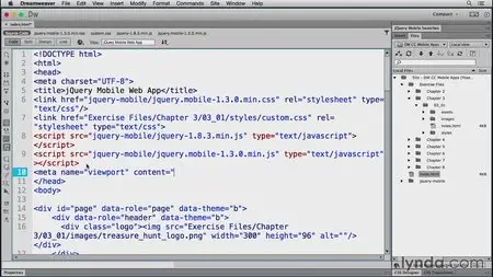Lynda - Building Android and iOS Apps with Dreamweaver CC and PhoneGap
