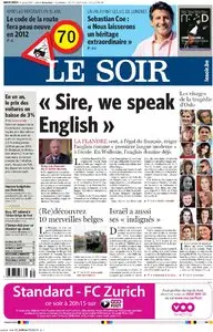 LE SOIR 27 JUILLET 2011