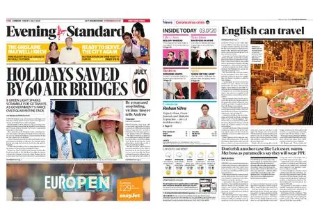 London Evening Standard – July 03, 2020